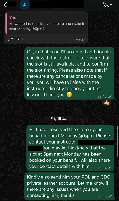 Student CDC pass screenshot